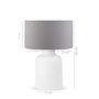 Opviq Lámpara de Mesa AYD - 2531 Gris